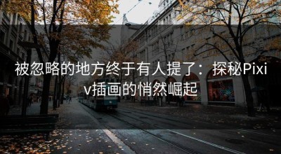 被忽略的地方终于有人提了：探秘Pixiv插画的悄然崛起