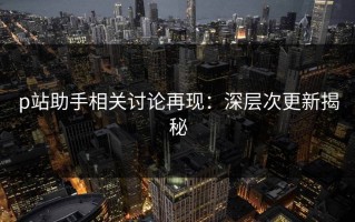 p站助手相关讨论再现：深层次更新揭秘