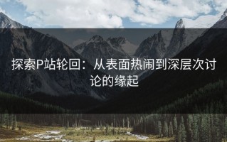 探索P站轮回：从表面热闹到深层次讨论的缘起